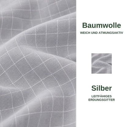 Baumwolle mit leitfaehigem Silbergitter